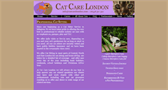 Desktop Screenshot of catcarelondon.com