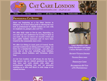 Tablet Screenshot of catcarelondon.com